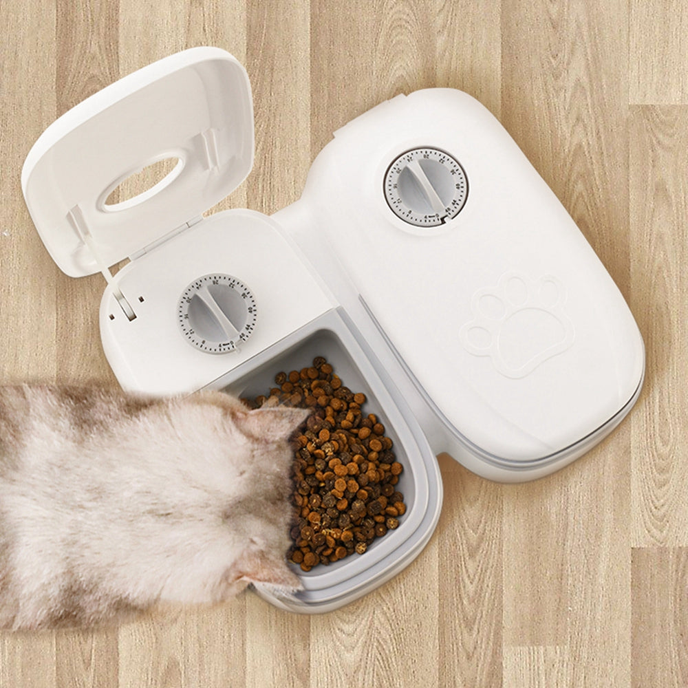 2-in-1 Gravity Pet Feeder & Water Dispenser (No Electricity Required)