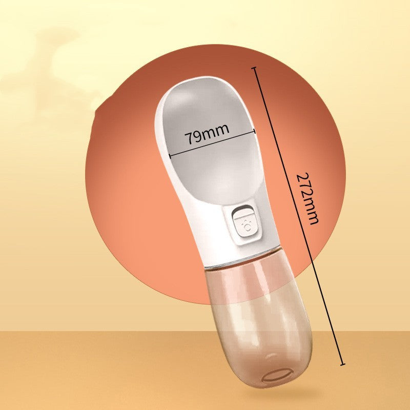 Portable Pet Dog Water Bottle (458ml Travel Water Cup)