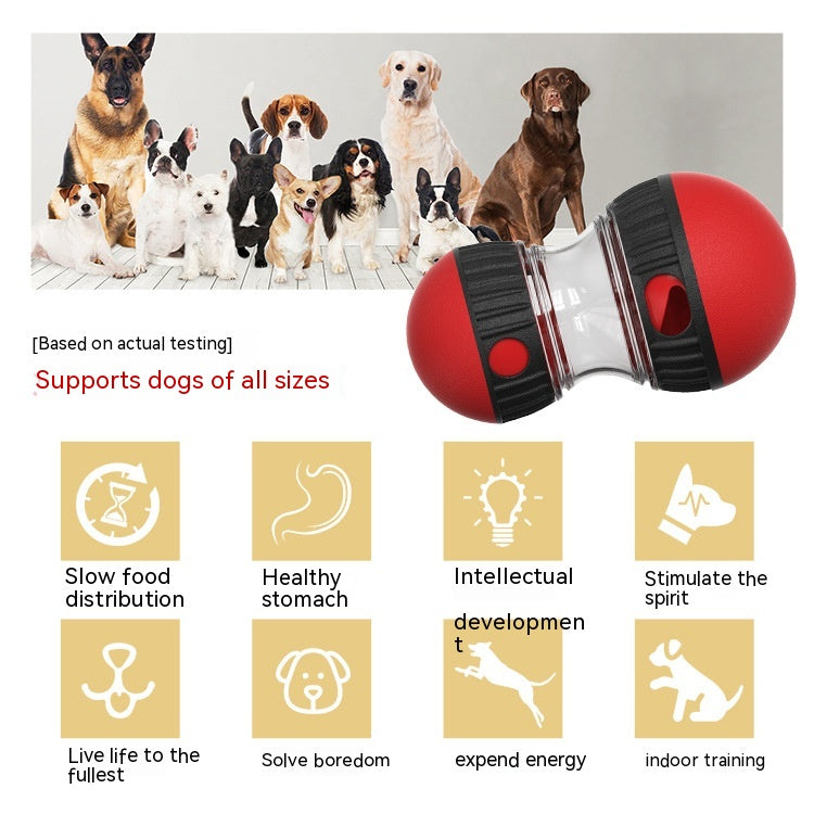 Food Dispensing Dog Toy Tumbler – Interactive Treat Puzzle for Dogs