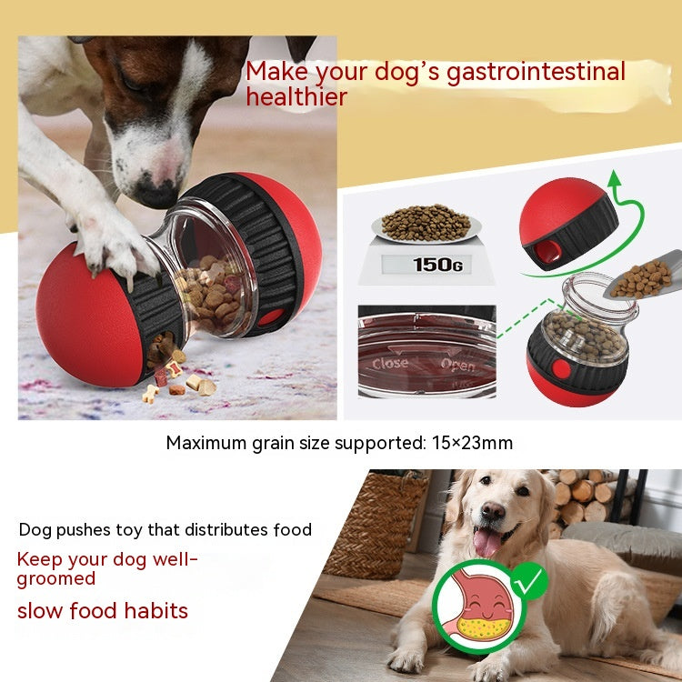 Food Dispensing Dog Toy Tumbler – Interactive Treat Puzzle for Dogs