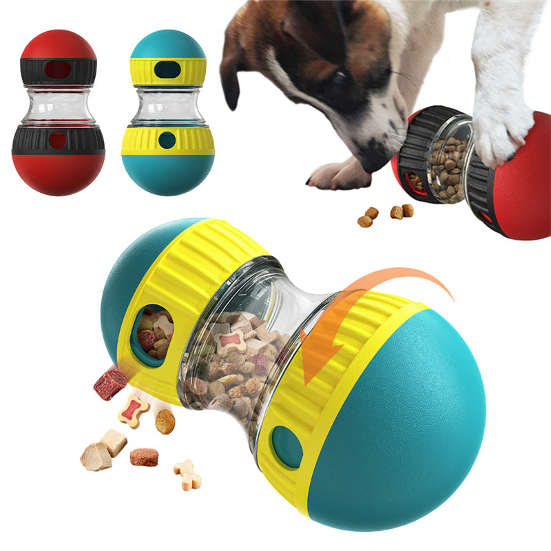 Food Dispensing Dog Toy Tumbler – Interactive Treat Puzzle for Dogs