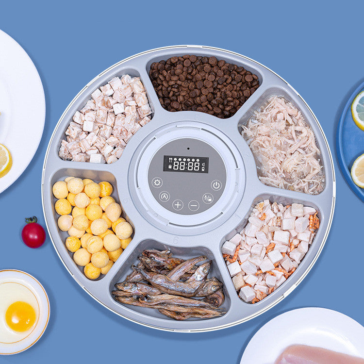 Automatic Pet Feeder Smart Food Dispenser – 6-Meal Portion Control
