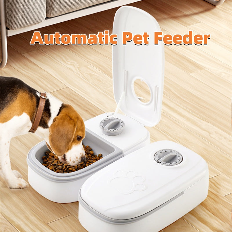 2-in-1 Gravity Pet Feeder & Water Dispenser (No Electricity Required)