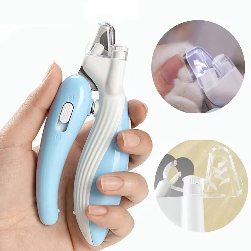 Pet LED Nail Clippers – Precision Trimmer with Built-In Light for Dogs & Cats