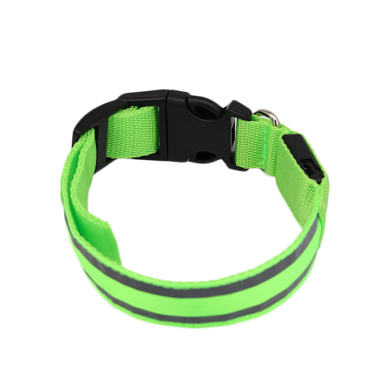 LED Light-Up Dog Collar – Anti-Lost, Adjustable & Night Safety Collar