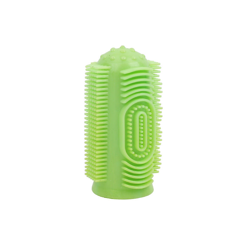 Pet Toothbrush Kit – 360° Soft Silicone Finger Toothbrush for Dogs & Cats