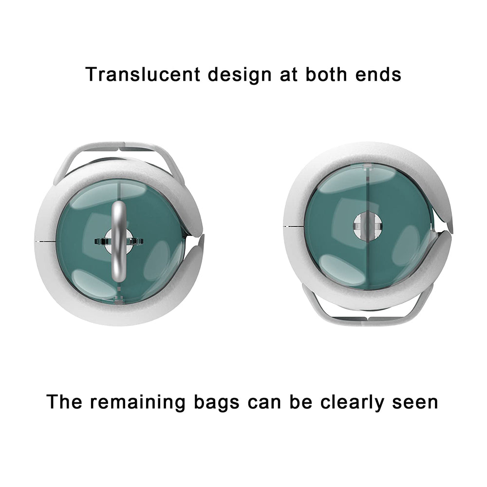 Dog Waste Bag Dispenser with Leash Attachment