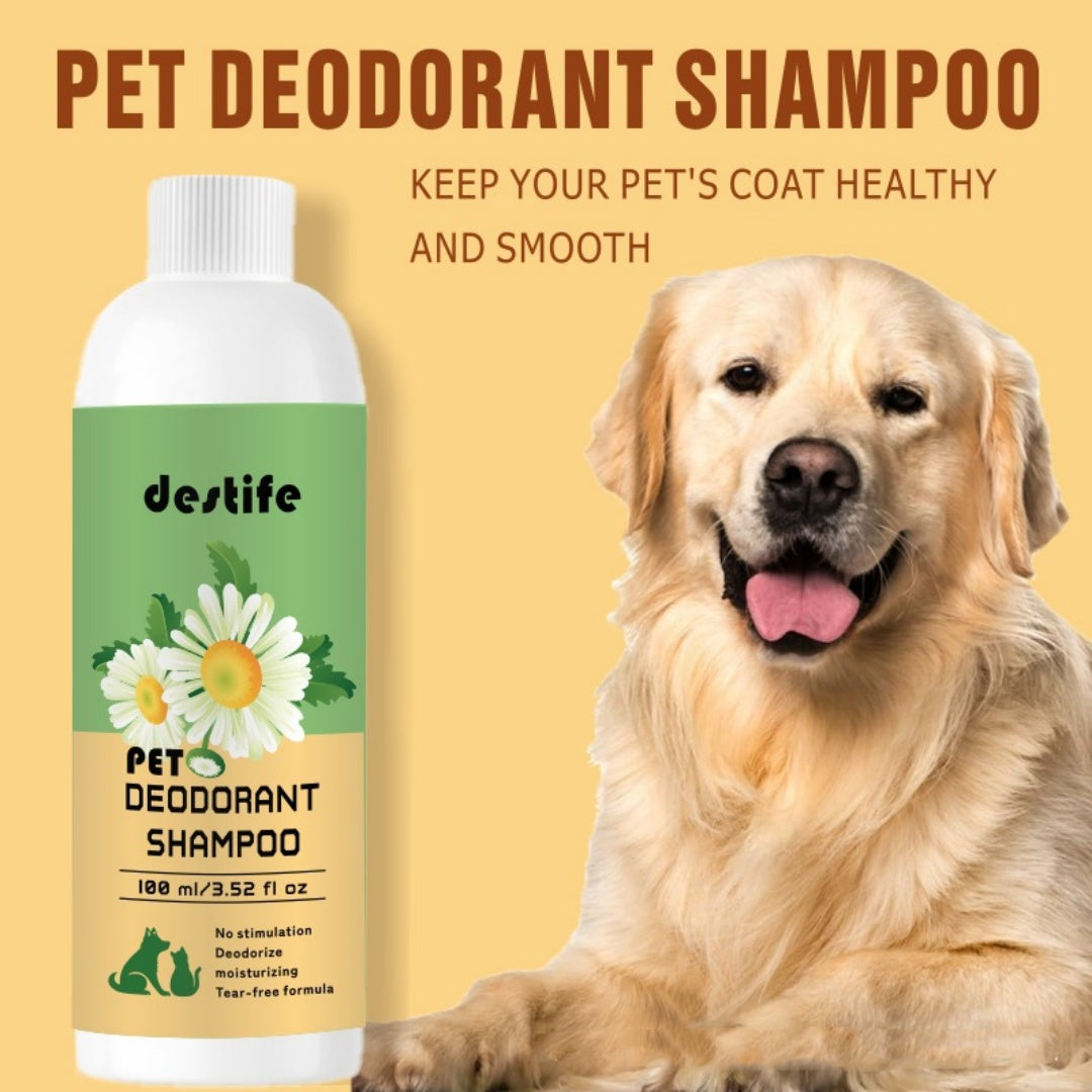 Pet Deodorizing Shampoo Gel – Gentle Cleansing & Fresh Scent for Dogs & Cats (100ml)