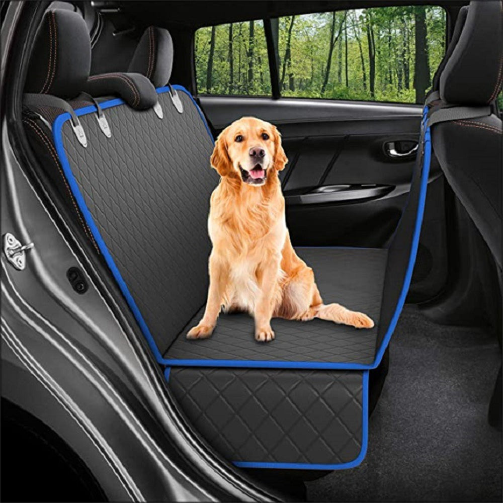 Waterproof Dog Car Seat Cover – Non-Slip Rear Seat Protector with Mesh Window