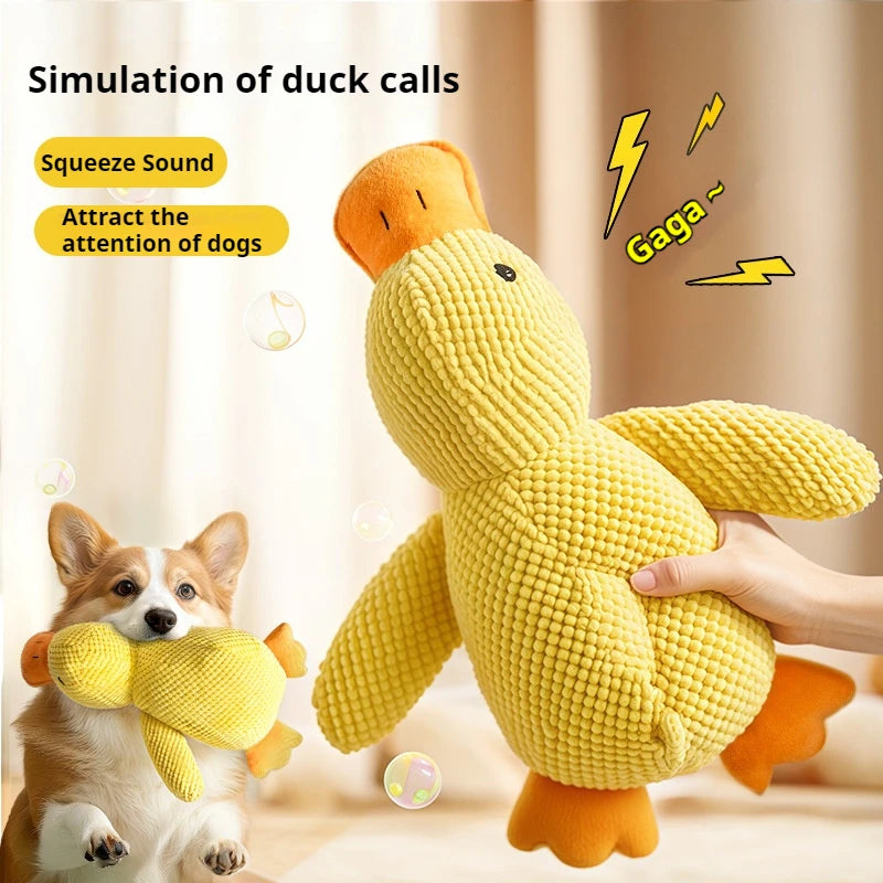 Plush Calming Duck Toy for Dogs (Soft Comfort Companion)