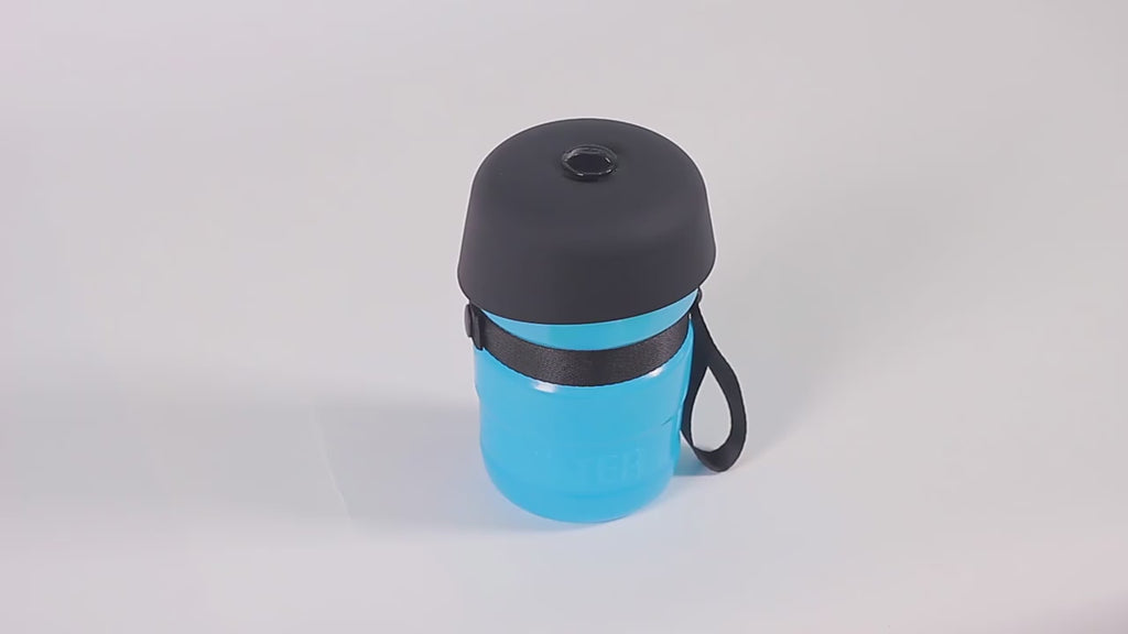 Dog Travel Portable Water Bottle (Leak-Proof Food-Grade Pet Cup)