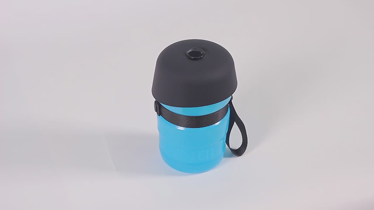 Dog Travel Portable Water Bottle (Leak-Proof Food-Grade Pet Cup)