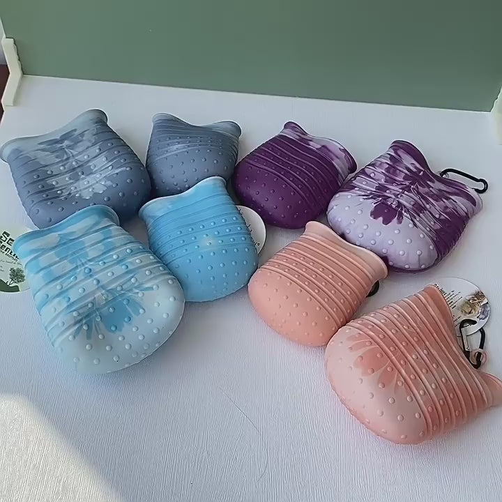 2-in-1 Dog Paw Cleaner Cup – Portable Paw Washing & Grooming Brush