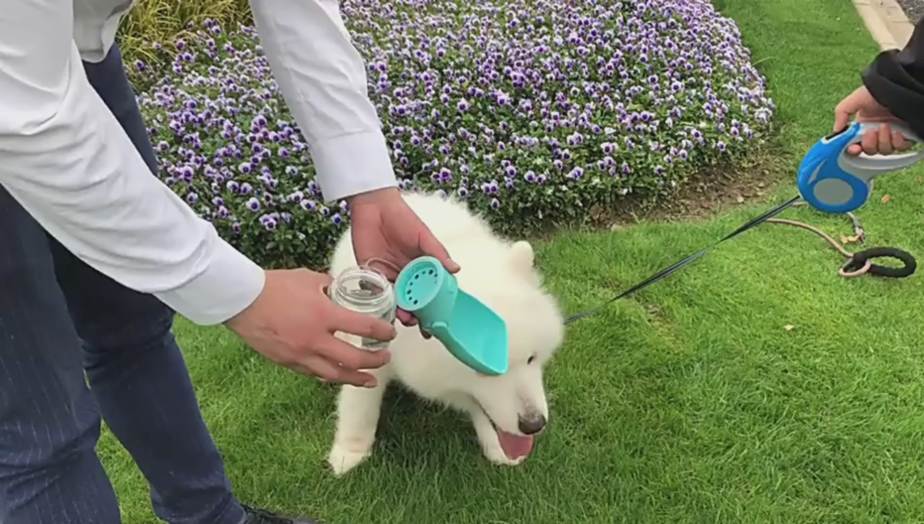 Portable Foldable Dog Water Bottle (Travel Pet Water Dispenser)